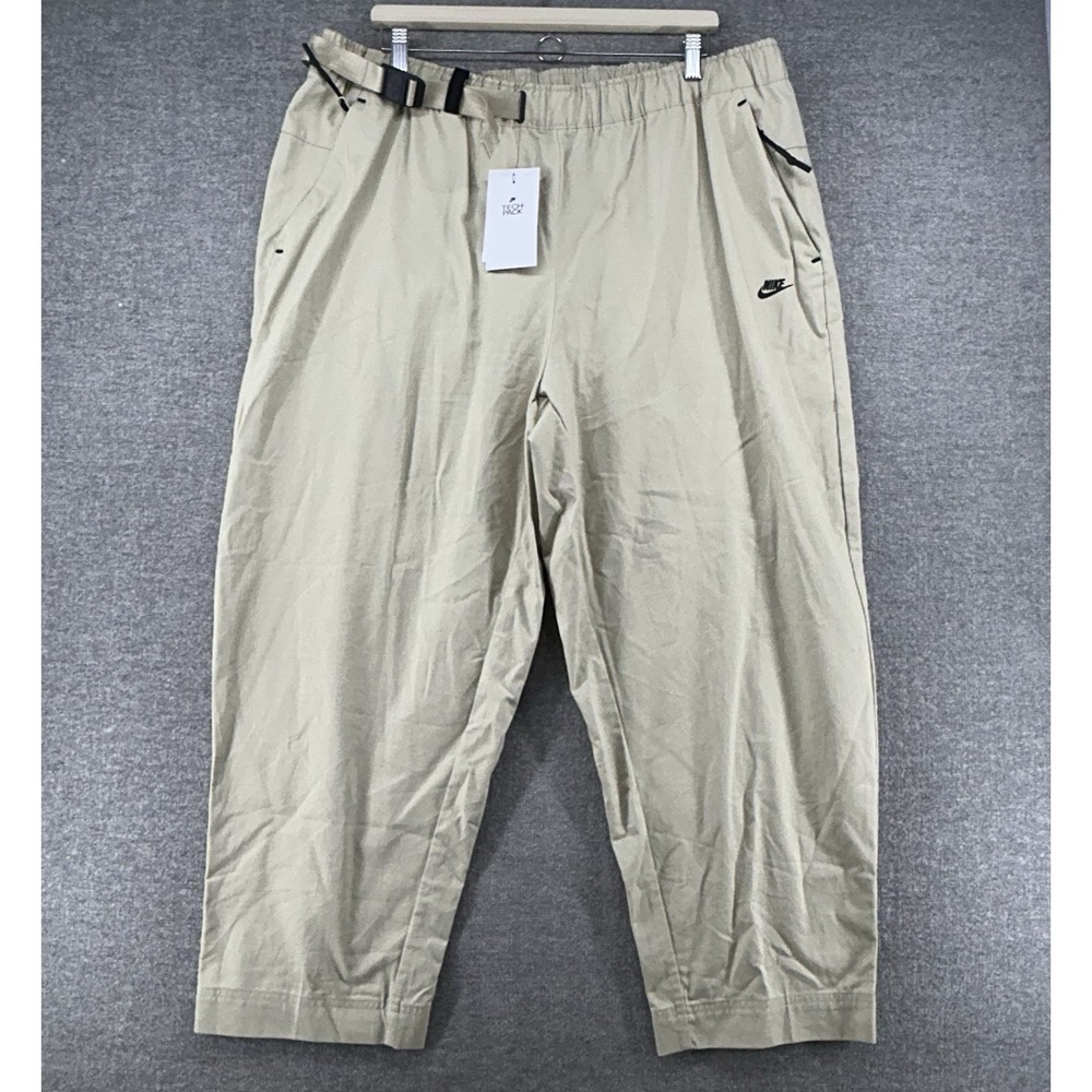 Nike Sportswear Tech Pack Pants Men Size XXL Beige NEW